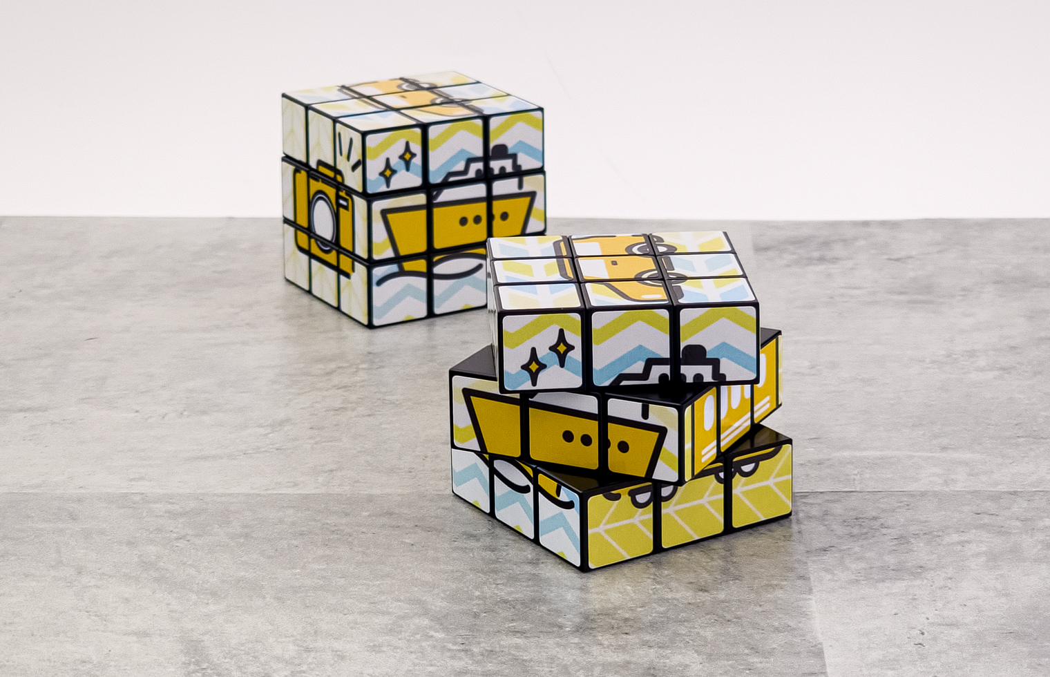 お子様向けのイベント景品や来場記念品としても活用できるオリジナル6面パズル