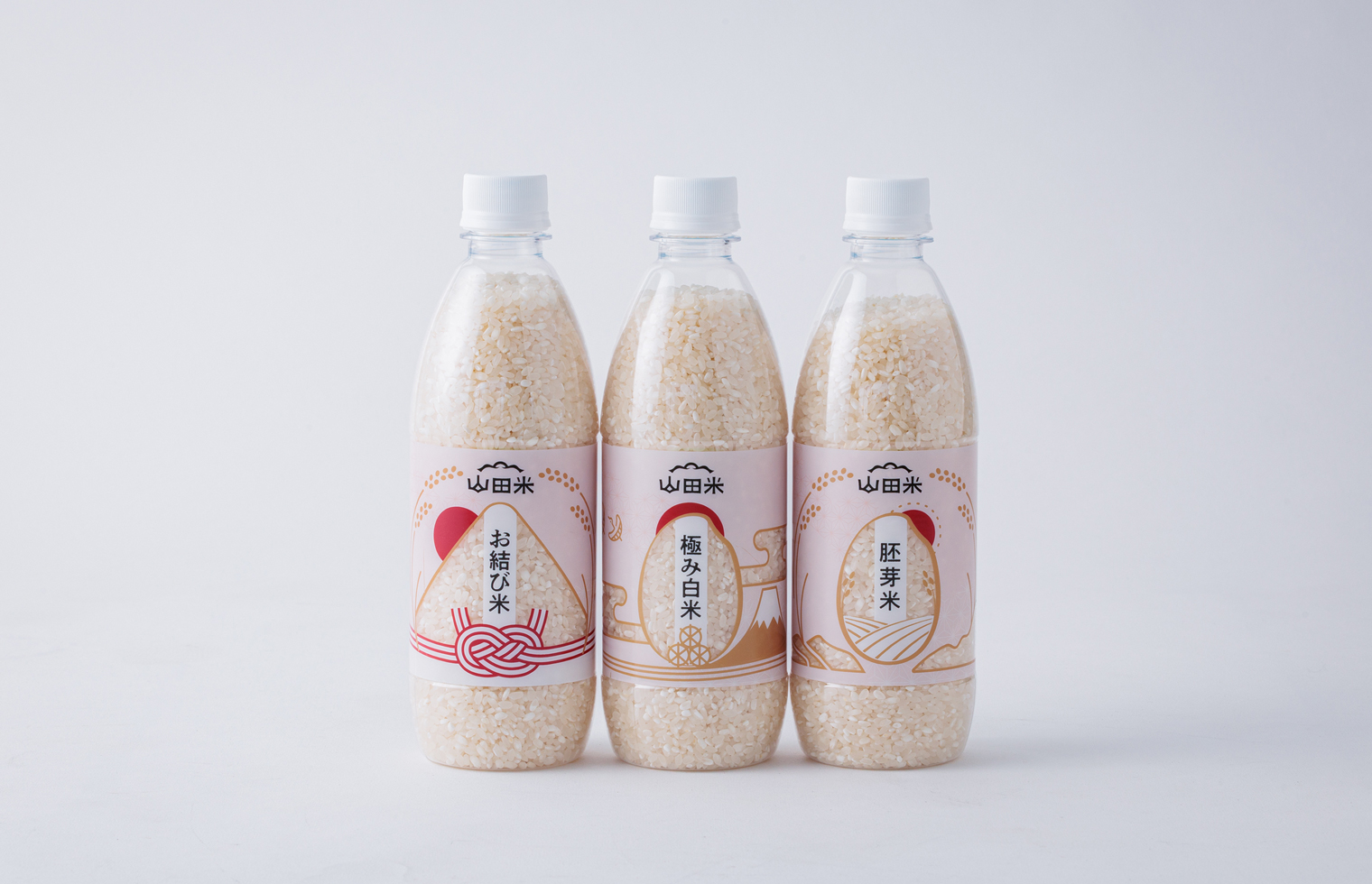 素材を生かした和のペットボトルラベルに封緘・アテンションシールを制作しました